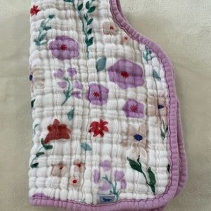 Little unicorn burp cloth